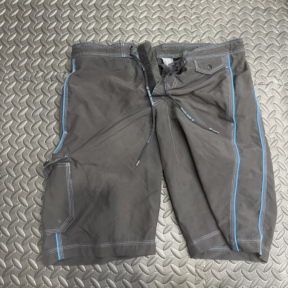 Armani exchange Men’s medium black swimming trunks